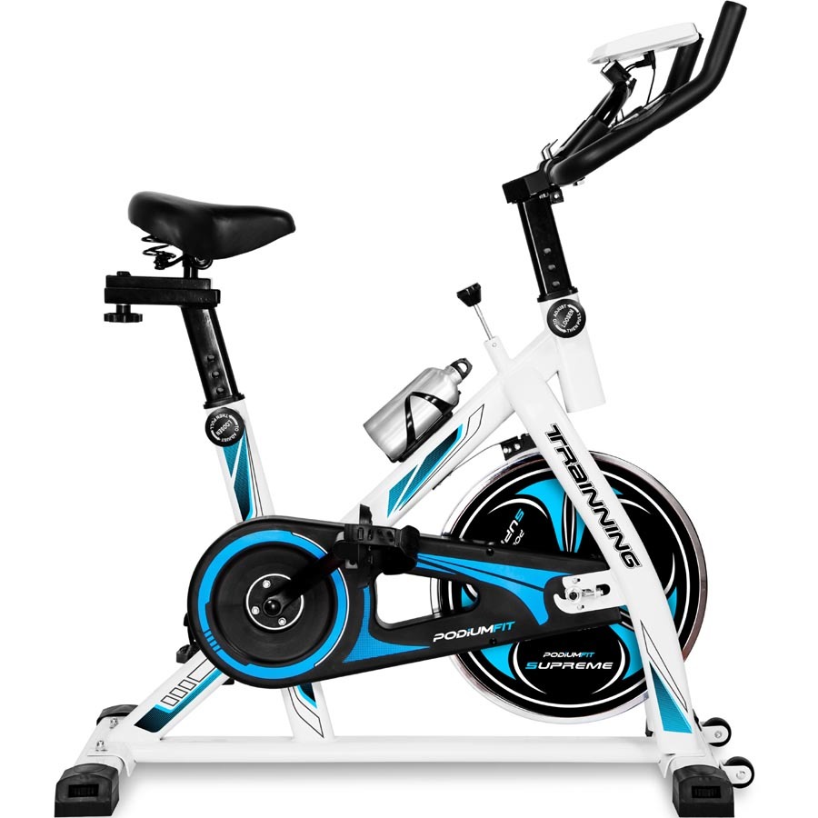 Bicicleta Ergométrica Spinning PodiumFit Supreme - Silenciosa - Roda 8Kg