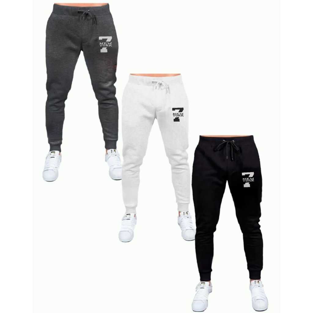 Calça Moletom 7 New York Academia Masculino Lançamento Top!!