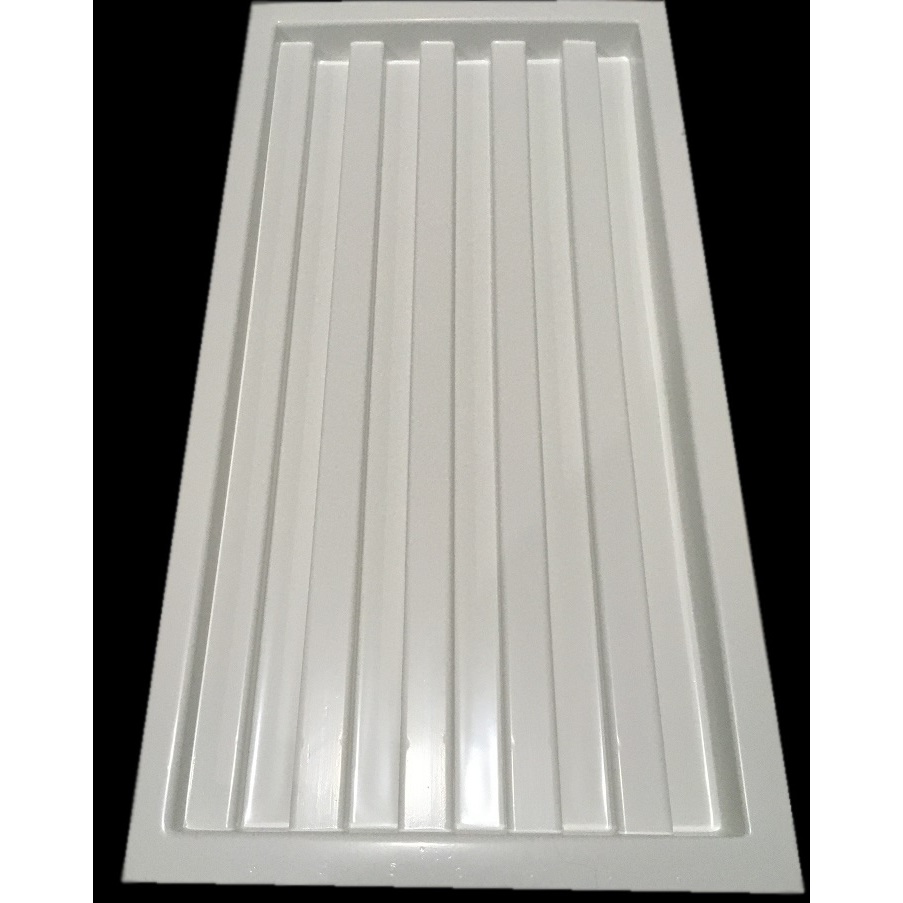Molde 3d Ripado 50x25 ABS 1,5mm Fôrma 3d molde para gesso/cimento 3d 620