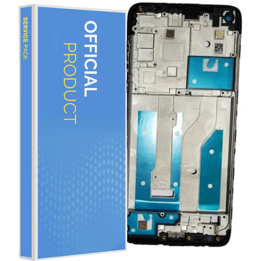 Aro Lateral Compatível Com Moto G8 Xt2045 Carcaça Meio Chassis + 0rigna! Na Caixa!
