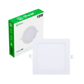 Luminária Painel Plafon Led 18w 25w Sobrepor Embutir Quadrado Redondo Branco Frio Quente 3000K 6500K 4000K