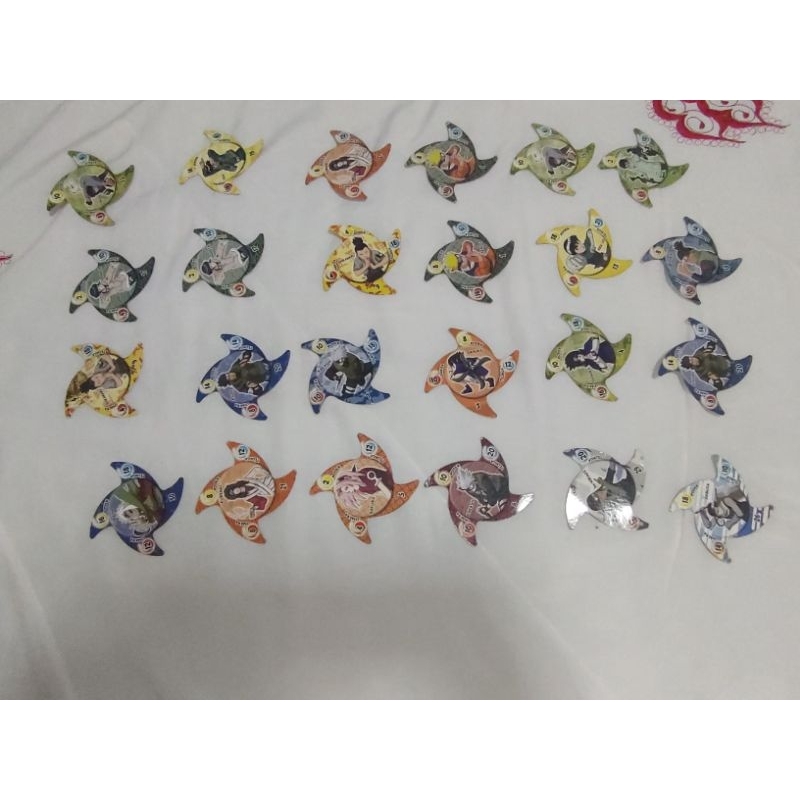 Tazo Naruto Lote 24 unidades