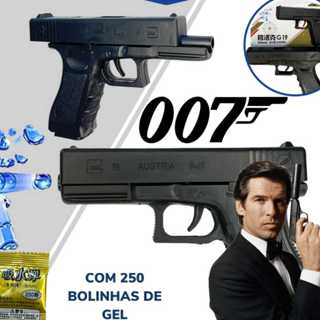 brinquedo 007 Gel + pacote com 250 bolinhas de gel
