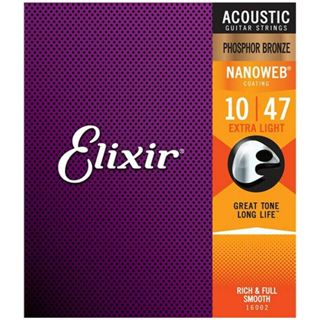 Elixir Corda Para Violao 010 Bronze Encordoamento 10.47 - 010 Elixir em Oferta na Shopee