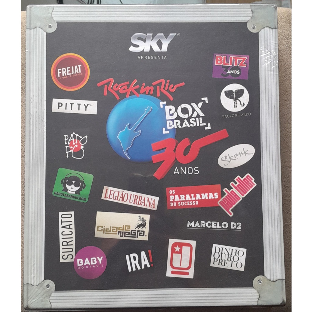 Box Rock In Rio 30 anos Box Brasil Fernanda Abreu Legião Urbana Pitty
