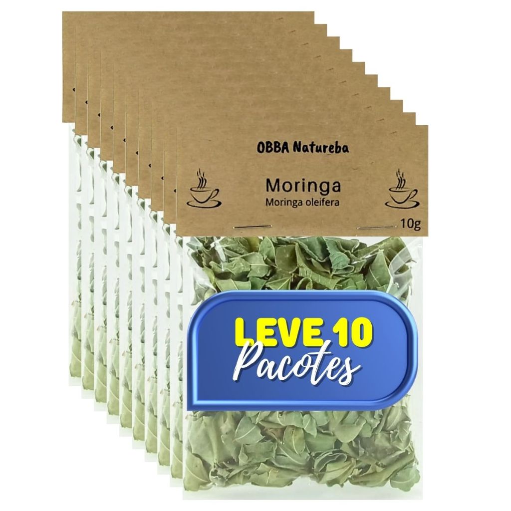 Kit com 10 Chás Moringa | Autentico Ervas de Alta Qualidade para Cha Envio Imediato