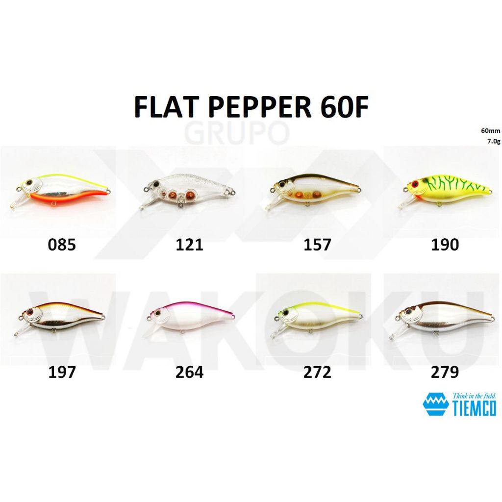 Isca Artificial Flat Pepper 60f Tiemco