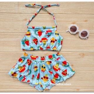 Biquini shortinho infantil juvenil - 1 ao 12 em Oferta na Shopee