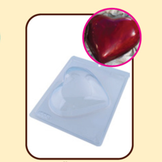 Forma com Silicone 3 partes para Chocolate Coração Liso 500 g ovo de Páscoa Silicone para Chocolate em Oferta na Shopee