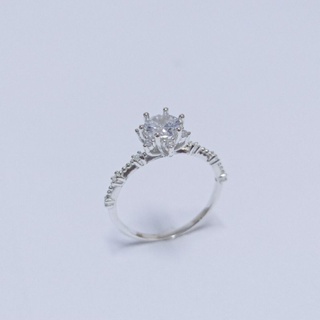 ANEL SOLITÁRIO PRATA 925 - SOLITÁRIO EM PRATA 925 - ANEL FEMININO SOLITÁRIO em Oferta na Shopee