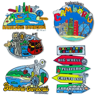 Ímãs de Geladeira Emborrachados Balneário Camboriú em Oferta na Shopee