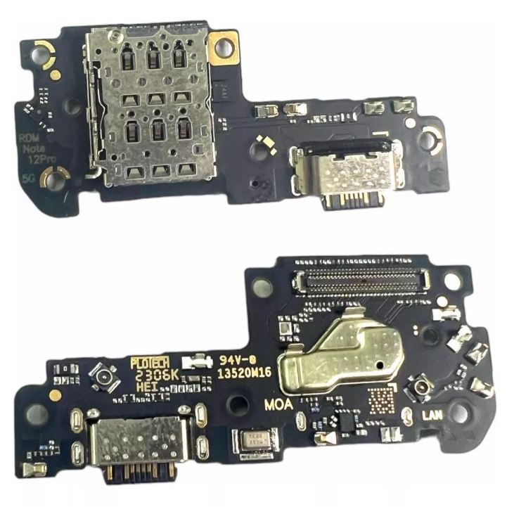 Placa Conector De Carga Para Redmi Note 12 Pro 5g / POCO X5 PRO 5g