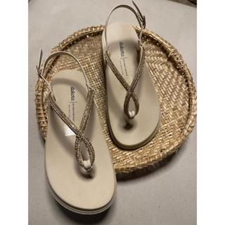 Sandália Dakota Tira Brilho Strass Flatform Modelo Original