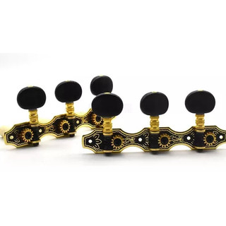 Tarraxas Violão Nylon Classica Dourada Botão Preto