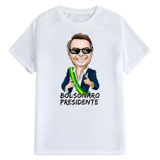 Camiseta personalizada do bolsonaro blusa Deus acima de todos camisa unissex do bolsonaro presidente