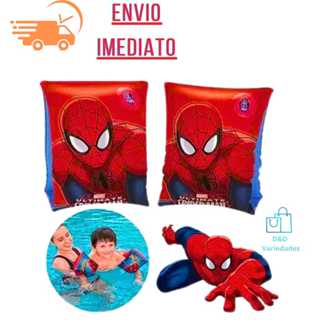 Boia Inflável Infantil De Braço Para Crianças Bebe Homem Aranha Vermelho Brinquedos Para Menino Diversão Spiderman