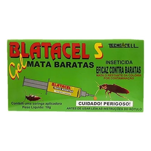 Blatacel Mata Baratas Bisnaga Inseticida 10 gr