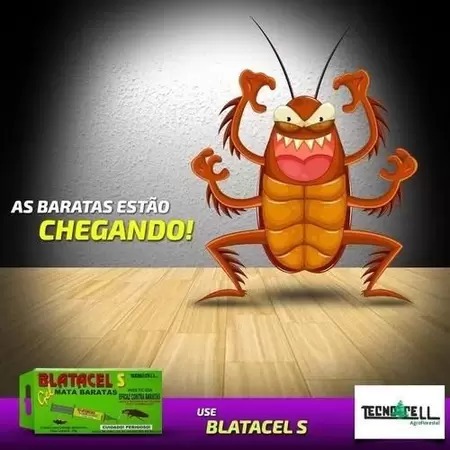 Blatacel Mata Baratas Bisnaga Inseticida 10 gr — imagem 2 de 2