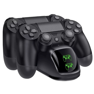 Base Carregador Duplo Compatível Controle Ps4 estação de carregamento SUP889 em Oferta na Shopee