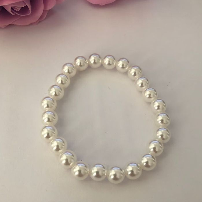 Pulseira Pérolas Unissex Masculino Feminino