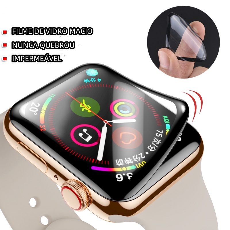 3D Soft CurvedScreen Protectors Para Apple Watch 44mm 45mm 40mm 41mm 42mm 38mm 49mm 46mm iWatch 10 11 Película Protetora