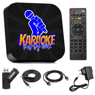 Karaokê Party Box Preto +De 2000 Músicas Sistema Com Pontuação (Não Precisa de Internet) ORIGINAL em Oferta na Shopee