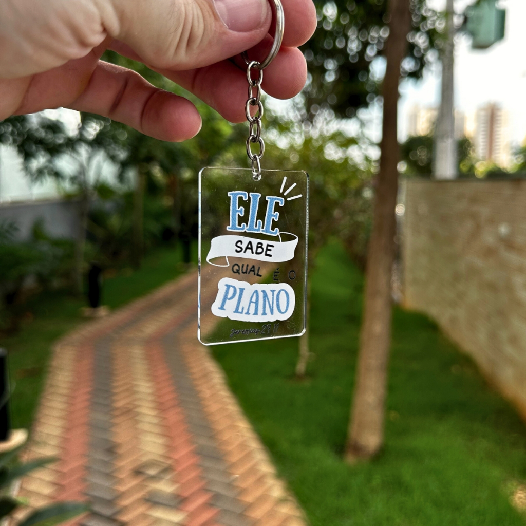 Chaveiro Religioso Salmos Cristão em Acrílico Paz Fé Amor em Oferta na Shopee