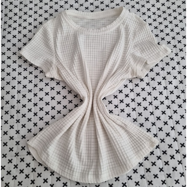 Blusa feminina de luxo branca - TAMANHO P - Bazar, brechó, desapego, desapegando, mulher, moda, casual, básica, trabalho