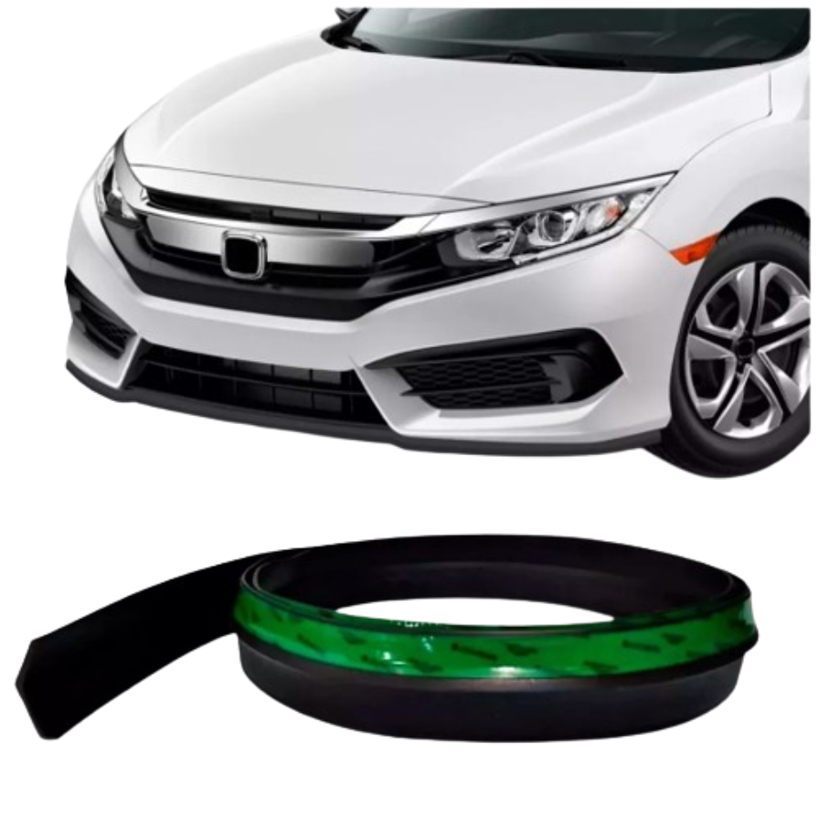 Saia Spoiler Para choque Front Lip Borracha Tuning Universal 009830