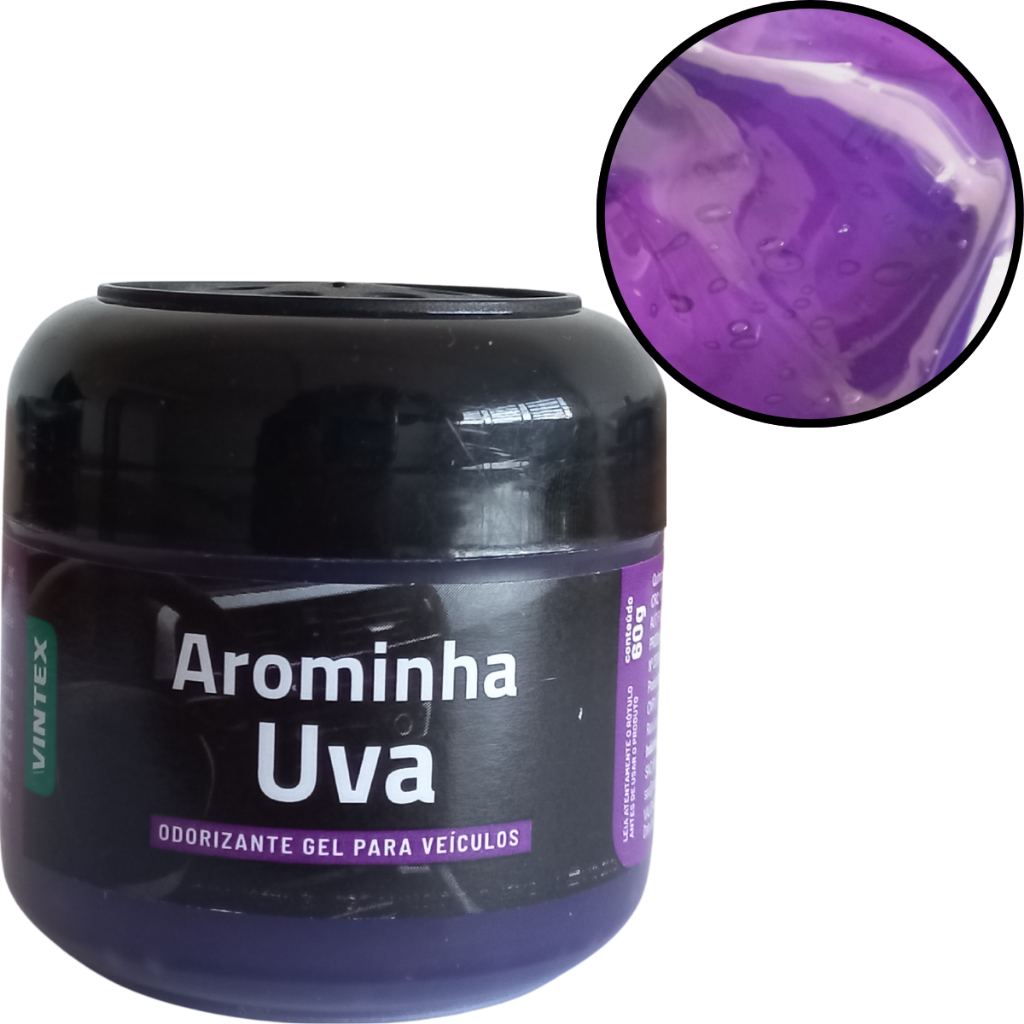 Aromatizante Automotivo Gel Aroma Uva 60g Vonixx/Vintex em Oferta na Shopee