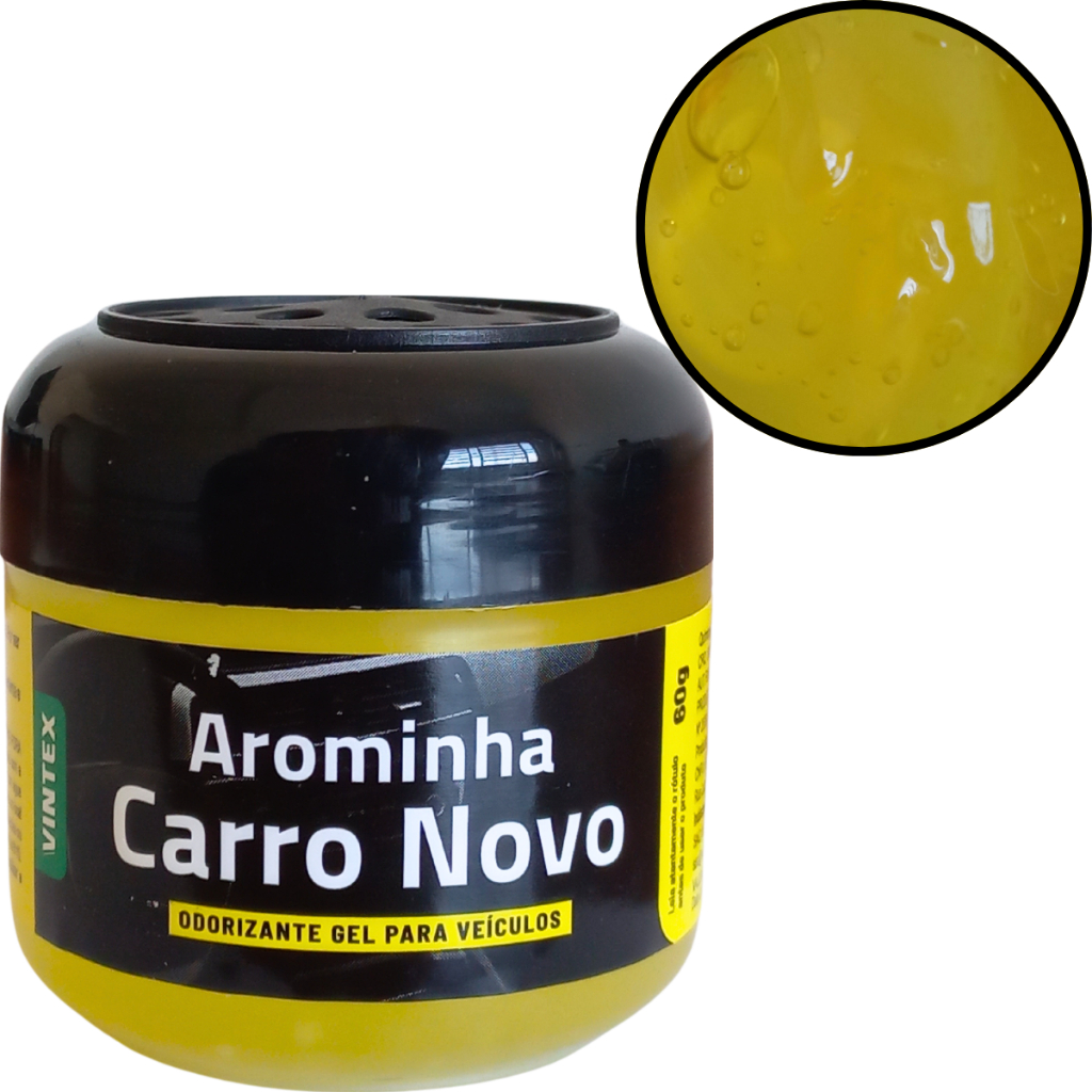Aromatizante Automotivo Gel Carro Novo 60g Vonixx/Vintex em Oferta na Shopee