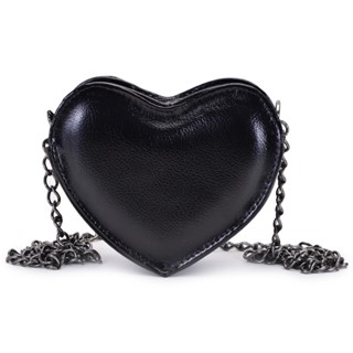 Bolsinha Feminina Transversal Bolsa Coração Mini Bag Lado Ombro