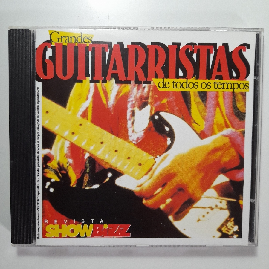 Cd seminovo, Grandes Guitarristas de Todos os Tempos, Revista Show Bizz. Mídia intacta.