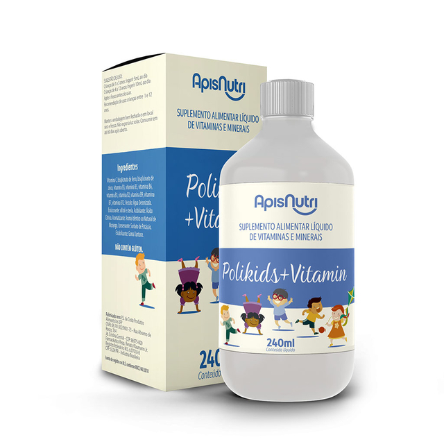 Polikids+Vitamin 240 ml - ApisNutri