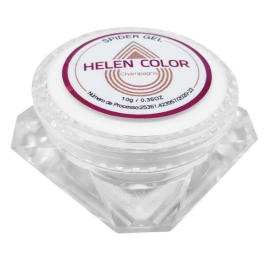 Gel Spider Efeito Teia Aranha Unhas Gel 10g Helen Color