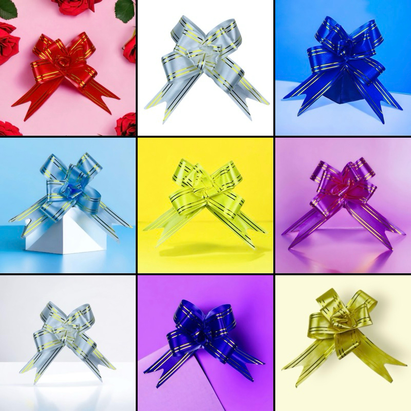 100~500 LAÇO FÁCIL PARA PRESENTE OVO DE PÁSCOA 47 Cm x 3 Cm GRANDE