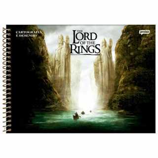 Caderno de cartografia e desenho Senhor dos Aneis - Jandaia