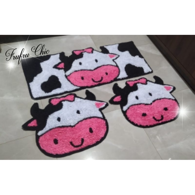 Tapete de vaquinha frufru jogo em Oferta na Shopee