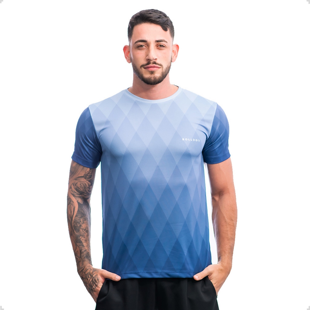 Camisa Masculina Academia Com Proteção Uv B31 Camiseta Academia Masculina