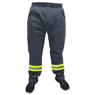 Kit 6 CALÇAS REFORÇADA! Brim Pesado COM FAIXA REFLETIVA PREMIUM, Uniformes Profissional Trabalho em Oferta na Shopee