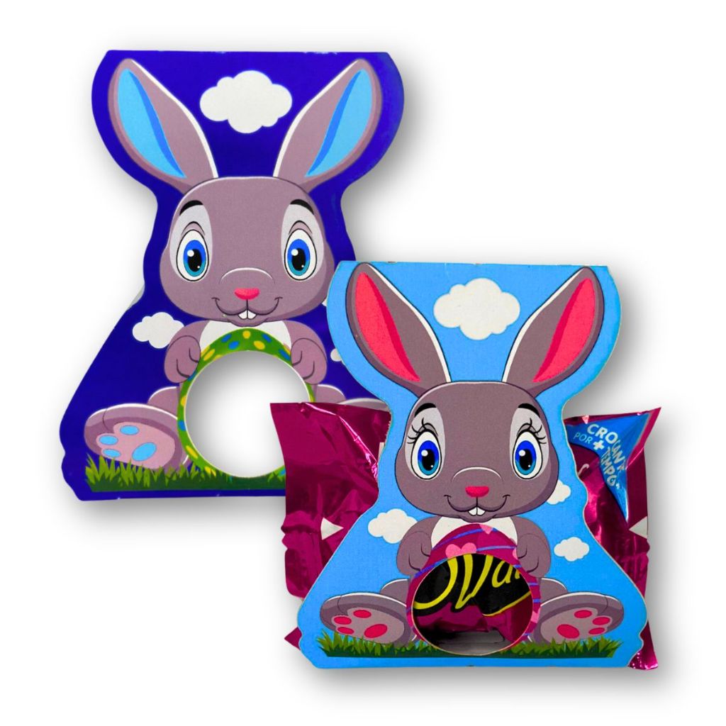Kit 18 Caixinha Coelho Páscoa Porta Bombom Decoração Enfeite Lembrancinha