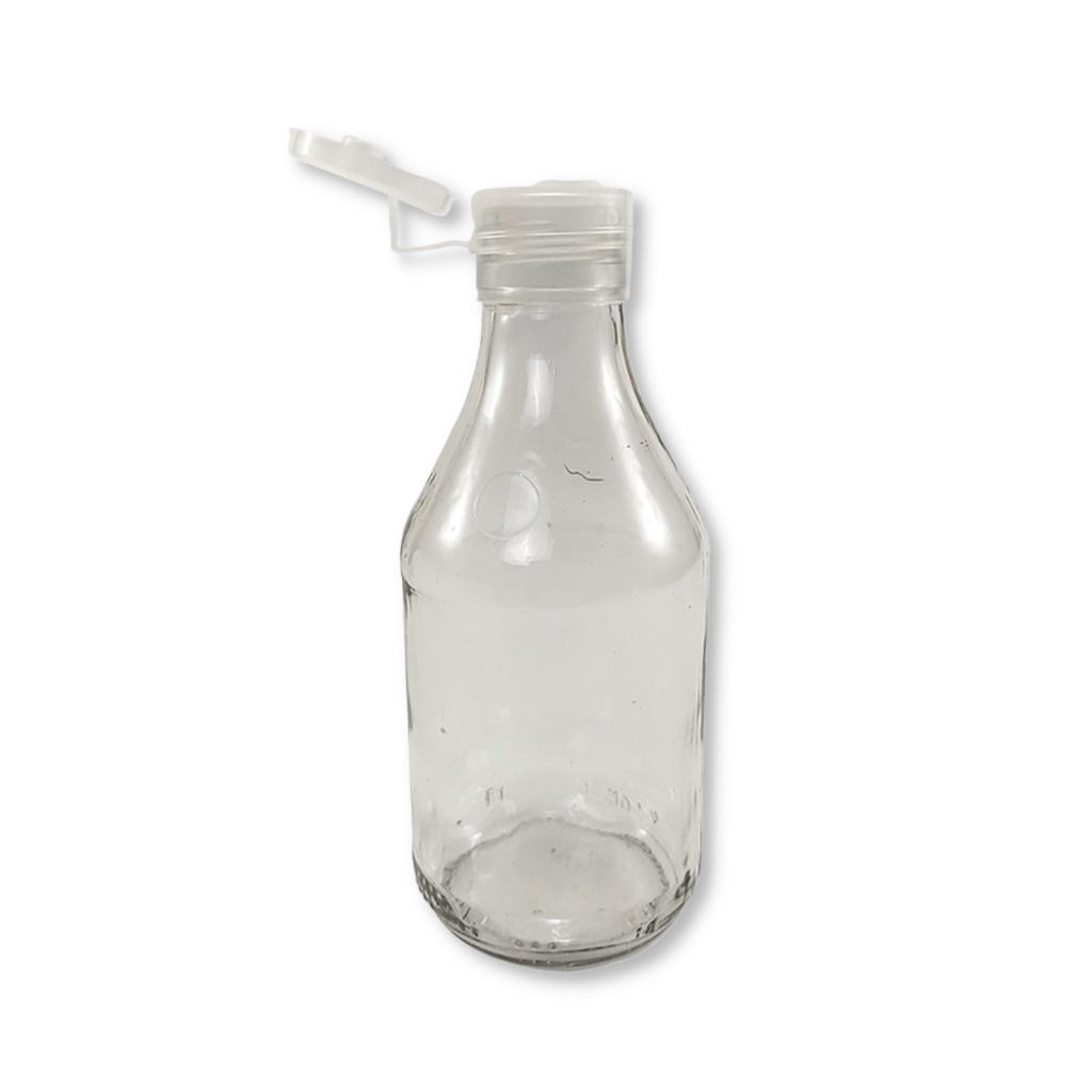 100 Garrafa Coquinho Vidro 200ml Tampa Batoque Flip Top