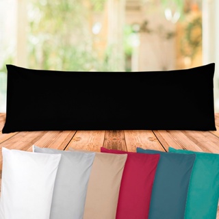 2 Fronhas Para Travesseiro de Corpo Xuxão  1,30x40 Com Zíper Percal Flex 400 fios em Oferta na Shopee