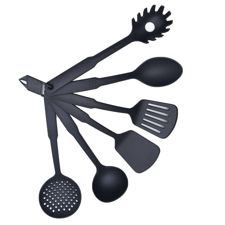 Conjunto Kit Utensílios De Cozinha Premium - Jogo 6 Peças - Acessórios de Cozinha - Pegadores de Comida Premium