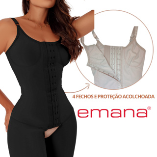 Cinta Pós Cirúrgica  Macaquinho Emana® Para Abdominoplastia e Lipo LAD HD em Oferta na Shopee
