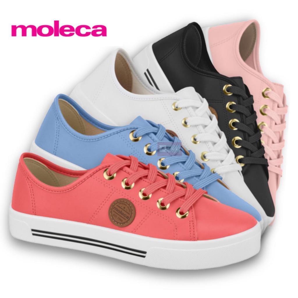 Tenis Moleca Original Sapatenis Feminino Lancamento Estilo Fashion Detalhes Conforto Elega...