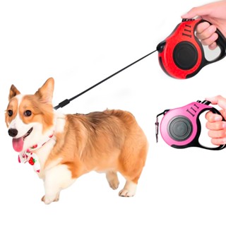 Coleira Guia Retratil Guia Retrátil Premium Para Pet Cachorro Cão e Gato 5 E 3 METROS ATÉ 15 e 20KG Botão de Controle para Regulagem