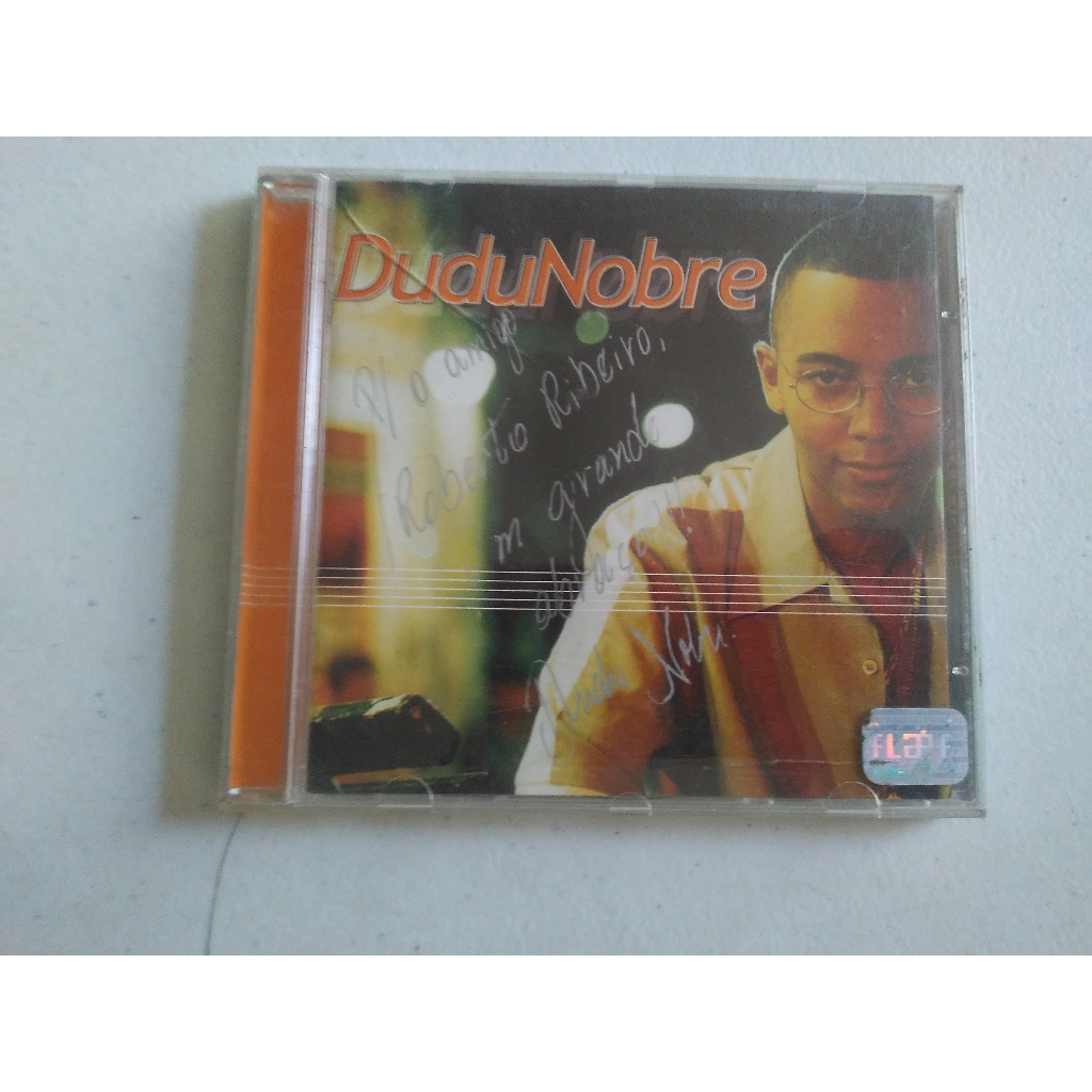 CD DUDU NOBRE ALEGRIA NÃO PODE FALTAR 1999 (AUTOGRAFADO)