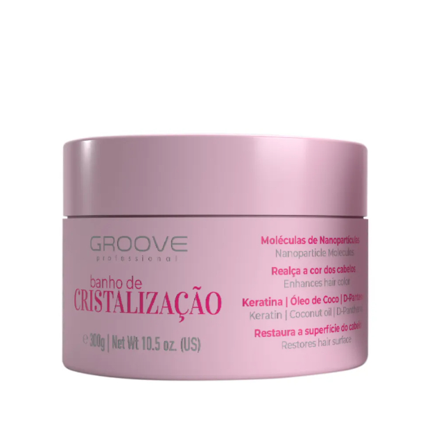 Máscara Banho De Cristalização Capilar Groove Professional 300g em Oferta na Shopee