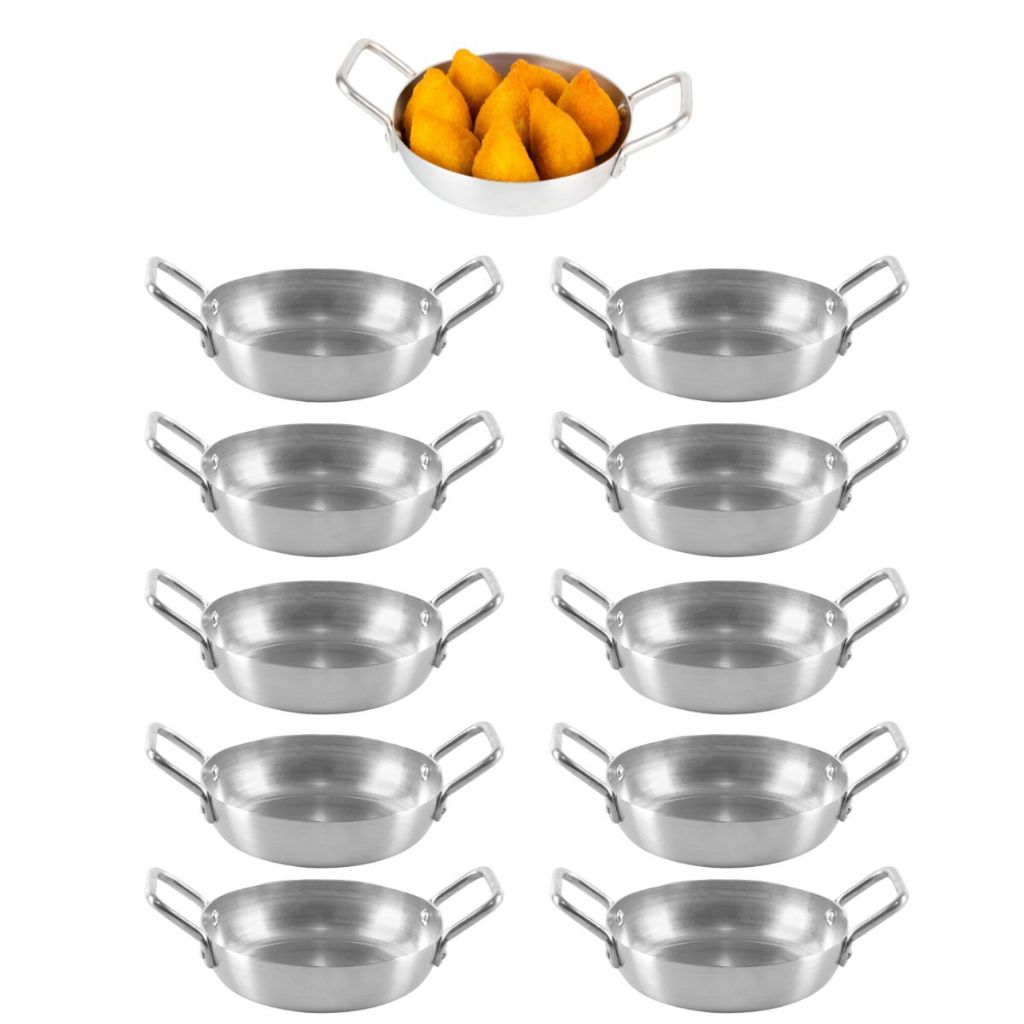 Kit 10 Frigideiras Pergaminho Panelinha Mini Tacho N 12 em Oferta na Shopee